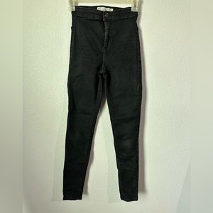 Topshop Joni jeans in black